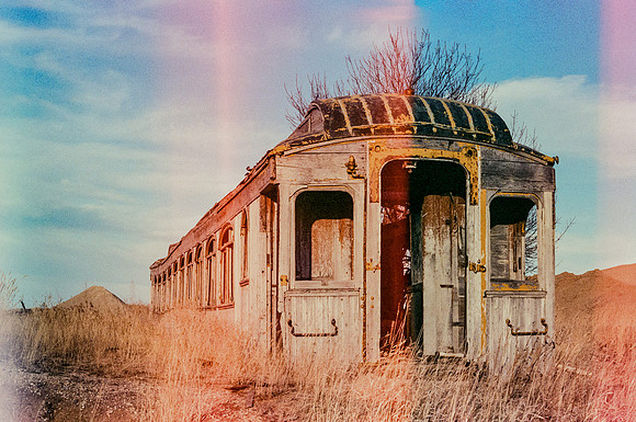 WOODEN RAIL CAR